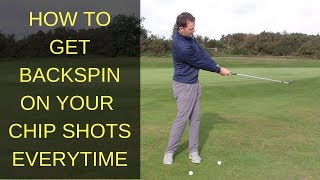 HOW TO GET BACKSPIN ON CHIP SHOTS [upl. by Reames]