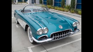 SOLD 1958 Regal Turquoise Corvette Convertible for sale by Corvette Mike [upl. by Haleak]