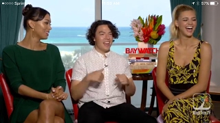 Baywatch Ilfenesh Hadera Kelly Rohrbach and Jon Bass Interview [upl. by Nodnar]