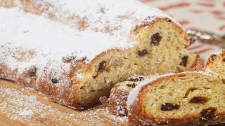 Stollen Recipe Demonstration  Joyofbakingcom [upl. by Ahseined]