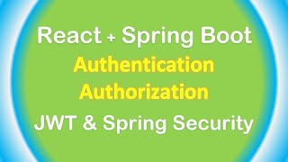 Spring Boot  React JWT Authentication amp Authorization with Spring Security example [upl. by Miranda559]