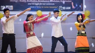 Barandinu DDM College Student Dance Performance  Tisf 3rd Fresher Meet 2024 AtKhowai Town Hall [upl. by Yrocal]