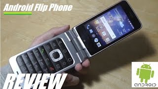 REVIEW ZTE Cymbal T  Android Flip Phone Smartphone [upl. by Randy633]