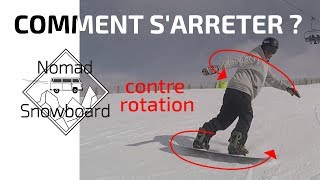 comment sarreter en snowboard le speed check [upl. by Ennaira]