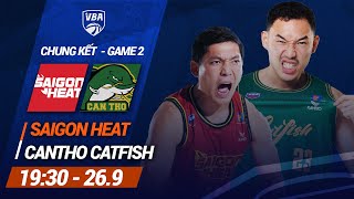 🔴Finals  Game 2 Cantho Catfish  Saigon Heat  Giải bóng rổ chuyên nghiệp Việt Nam  VBA 2024 [upl. by Llegna]