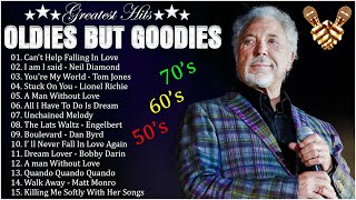 Tom Jones Paul Anka Engelbert Dean Martin  Oldies 50s 60s Music Playlist  Golden Oldies Songs [upl. by Moir]