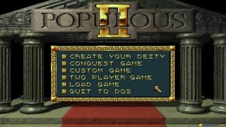 Populous 2 gameplay PC Game 1991 [upl. by Okoyk76]