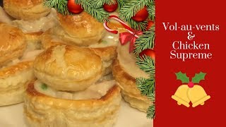 Volauvents with chicken supreme recipe amp Cook with me [upl. by Robers546]