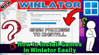 How to install games in Winlator🔥 Games installtion process for Winlator 80😱 Technical Gamer [upl. by Axia]