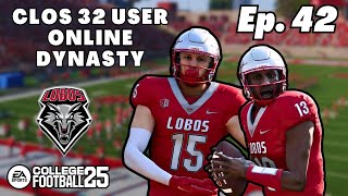 New Mexico vs Air Force Week 13 Szn 3  Clos Online Dynasty Ep 42 [upl. by Farrand]