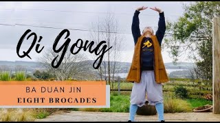 Ba Duan Jin  Eight Brocades  八段锦  Guided Breathing  Qi Gong to Strengthen Your Organs amp Health [upl. by Wolsky]