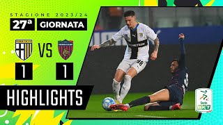 Parma vs Cosenza 11  Al Tardini i lupi fermano la capolista  HIGHLIGHTS SERIE BKT 2023  2024 [upl. by Ylliw]