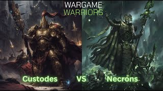 Custodes vs Necrons [upl. by Patrick]