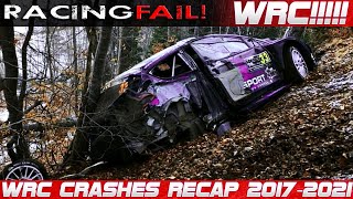 WRC 20172021 RALLY CRASH RECAP EXTREME BEST OF THE END OF AN ERA  Rallye Monte Carlo 2022 [upl. by Wolf]