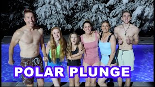 POLAR PLUNGE FREEZING COLD WATER [upl. by Ydnew]