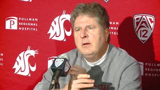 WSU coach Mike Leach calls reporter a sanctimonious troll [upl. by Nnylf]