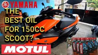 Yamaha Aerox 155 V1 Gear Oil Change  KevRevz DIY [upl. by Tanner]