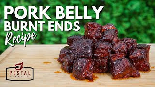 Pork Belly Burnt Ends Recipe  Smoked Pork Belly on the BBQ [upl. by Jeffcott298]