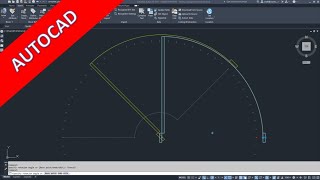 Dynamic Block  Door  Autocad 2021 Training  2D Basics [upl. by Falo]