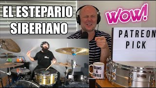 Drum Teacher Reaction El Estepario Siberiano  Dream Theater  THE ENEMY INSIDE  Single Pedal [upl. by Ahsela]