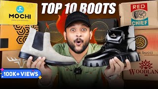 10 Best ChelseaHigh Top Formal Boot Shoes for Men 🔥 Amazon Shoes Haul Review 2023  ONE CHANCE [upl. by Luedtke]