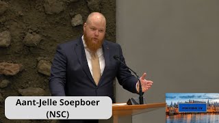 Soepboer NSC quotHoelang is de toekomst van het Nederlands nog zeker De scores zijn DRAMATISCHquot [upl. by Cimah]