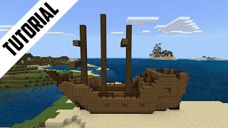 Minecraft How to Build a Shipwreck Step By Step [upl. by Aible]