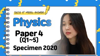 IGCSE Physics Paper 4  Specimen 2020 Q15  062504SP20 [upl. by Patrick189]