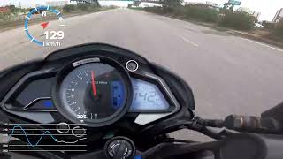 2023 Bajaj Pulsar NS200 TOP SPEED TESTED [upl. by Eiramyma744]