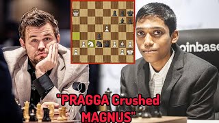 Rameshbabu Praggnanandhaa vs Magnus Carlsen  Chessable Masters 2022 [upl. by Annatnom]