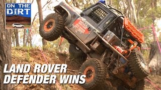 4WD LandRover Defender Wins Winch Challenge [upl. by Yhtuv]