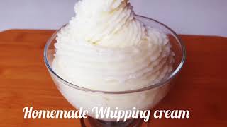 Homemade Whipping Cream  Whipping cream using Corn flour  Mumz Recipes [upl. by Yral191]