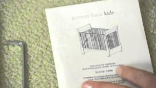 How to Install DropSide Crib Conversion Kit A  Pottery Barn Kids [upl. by Benilda373]