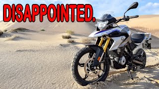 BMW G310GS Review 2020  Cons amp Issues Galore [upl. by Enylodnewg53]