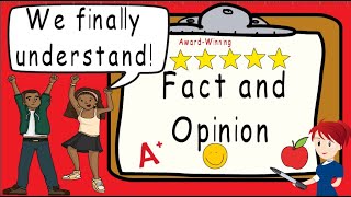 Fact and Opinion  Award Winning Fact amp Opinion Teaching Video  What is Fact and Opinion For Kids [upl. by Keldah]