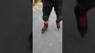 Rollerblade macroblade 80 in action Great speed and smooth coast out of the box😍🤙🏼1ontrending [upl. by Llevert]