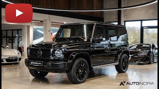 MercedesBenz G400D AMG Line Obsidian black  G manufaktur interieur Nappa black with gold stitching [upl. by Harrak593]