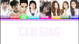 2pm amp SNSD Cabi Song Color Coded Lyrics HanRomEng [upl. by Wildon]