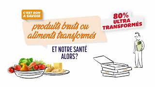 Aliments bruts ou transformés quelles différences [upl. by Ylrebmek522]