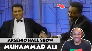 Muhammad Ali Mike Tyson Sugar Ray Leonard ARSENIO HALL REACTION [upl. by Aimerej290]