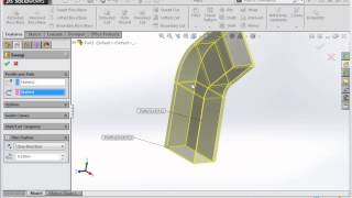 Advanced Sweep Concepts in SolidWorks [upl. by Esta]