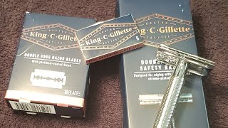 KingC Gillette Razor Unboxing [upl. by Ursala]