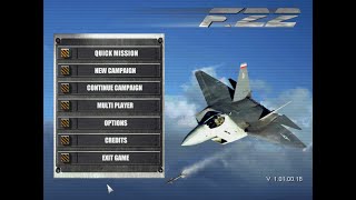 F22 Lightning II in DOSBox Staging [upl. by Elirpa]