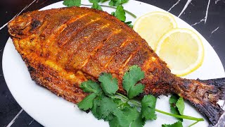 Tastiest and Juiciest Oven Grilled Pomfret Fish Recipe  Epic Pomfret Fish Recipe [upl. by Gamin599]