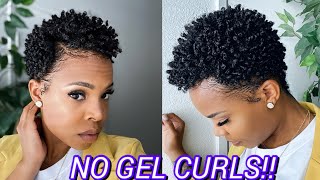 “New Cantuquot for  Dry Natural Hair  No gel Moisturized curls  short natural hair [upl. by Pier]