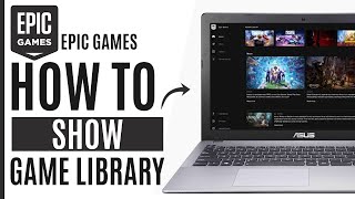 How to Show Game Library on Epic Games Simple [upl. by Annasiul]