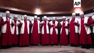 Sufi dervishes perform rituals to mark spring festival or Newroz [upl. by Rehc33]