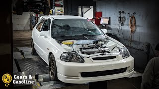 K Swapping My Honda Civic  Episode 4 [upl. by Eelyam]