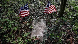 Forgotten Revolutionary War Cemetery Deep in the Woods Revolutionary War Veterans Found [upl. by Kuehnel]