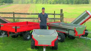 MINI DUMP TRAILERS  A DIRT CHEAP ALTERNATIVE [upl. by Ashlie28]